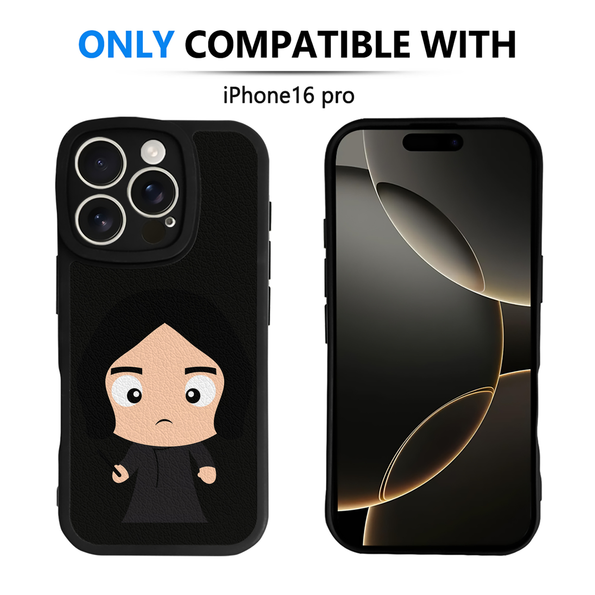 （画像用） Harry Potter ハリー・ポッターシリーズ 【iPhone 16シリーズ対応】シリコンスマホケース（レザー調） 材質：シリコン